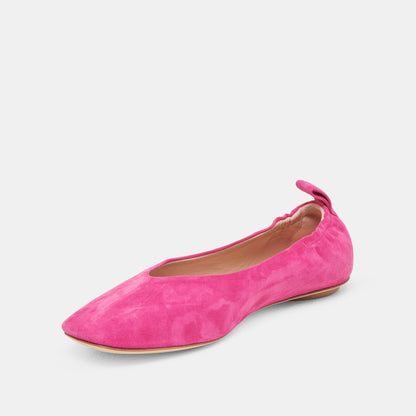 VINNIE BALLET FLATS FUCHSIA SUEDE Dolce Vita