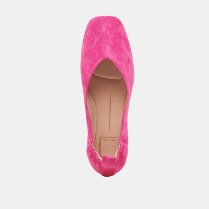 VINNIE BALLET FLATS FUCHSIA SUEDE Dolce Vita
