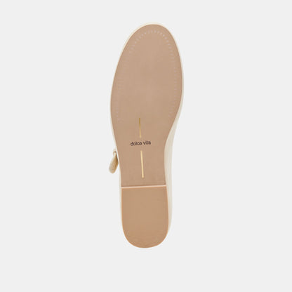 ROSLYN BALLET FLATS CREME LEATHER Dolce Vita