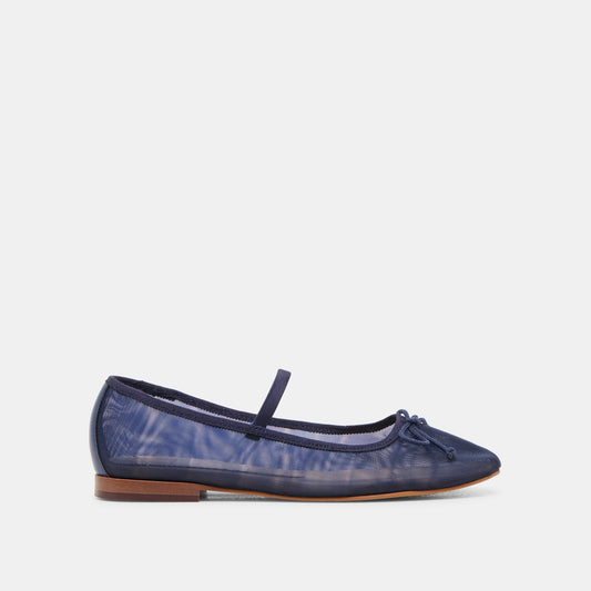 CADEL BALLET FLATS NAVY MESH Dolce Vita