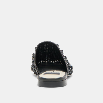 Rova Bead Onyx Beaded Mesh Flats Dolce Vita