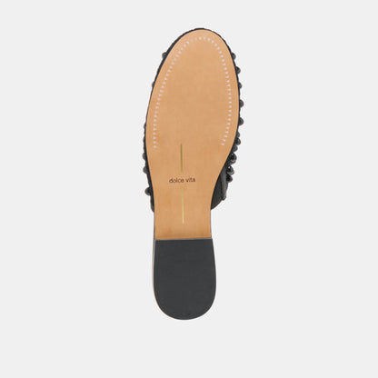 Rova Bead Onyx Beaded Mesh Flats Dolce Vita