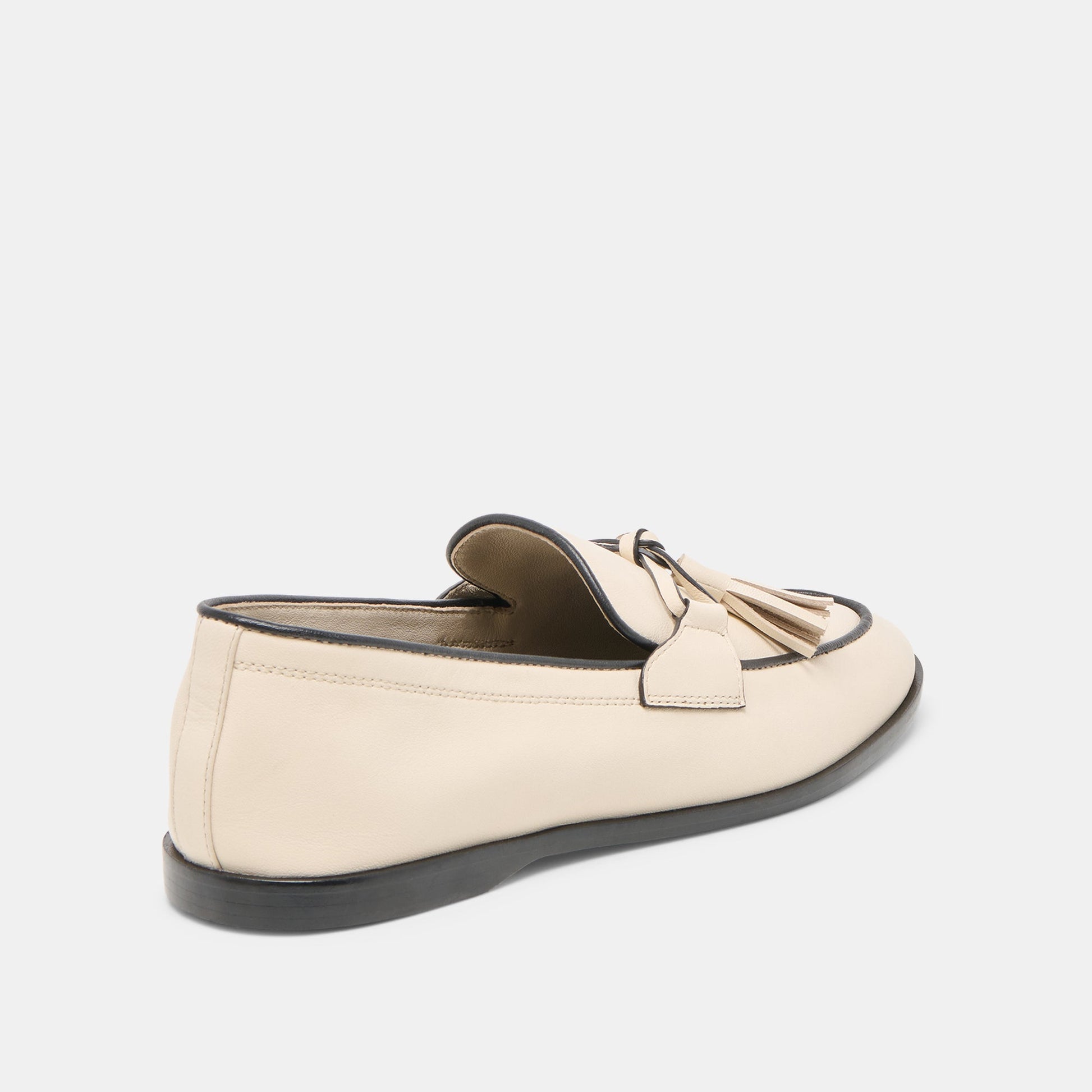 Loklan Ivory Leather Loafers Dolce Vita