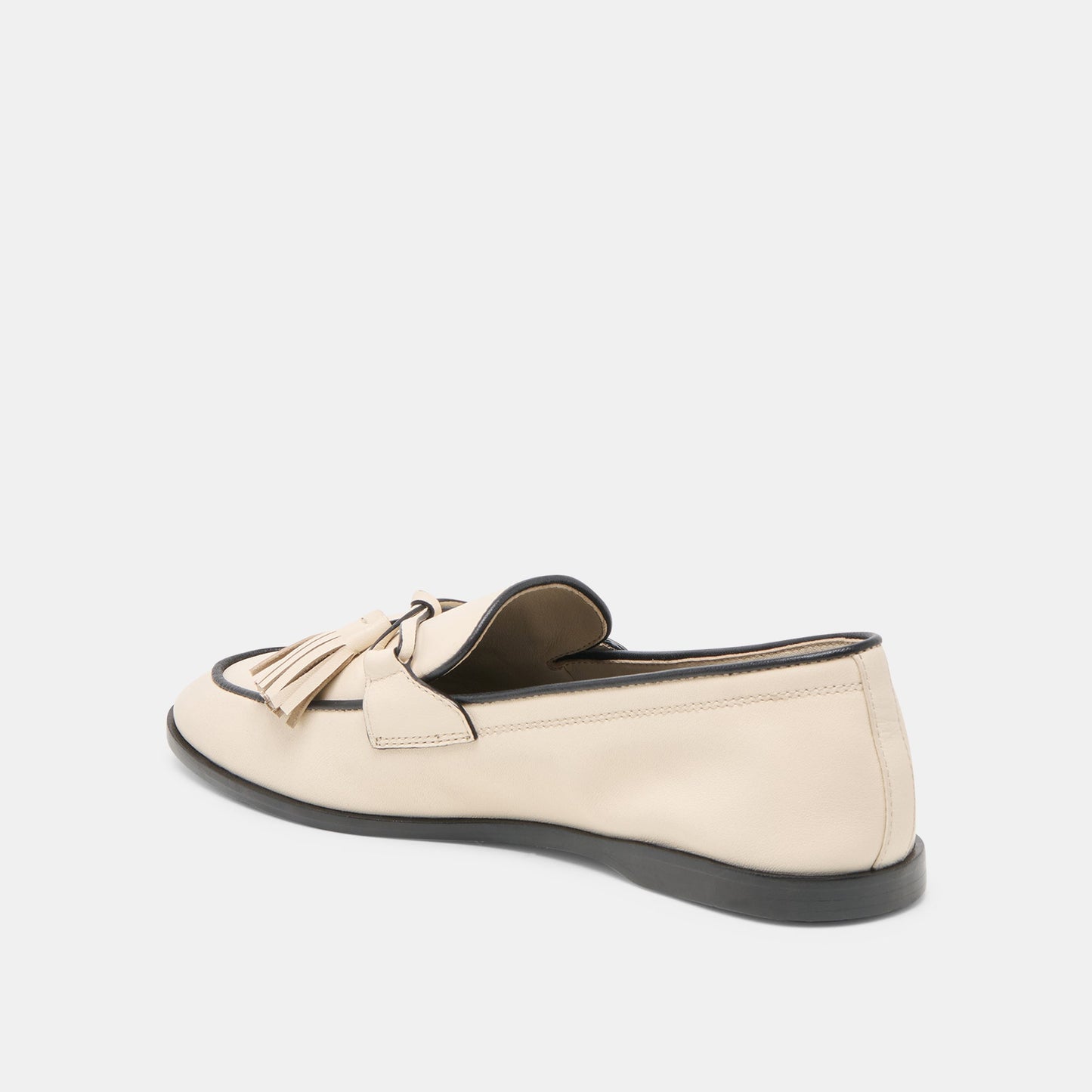 Loklan Ivory Leather Loafers Dolce Vita