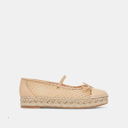 CAMBRE BALLET FLATS LT NATURAL WOVEN MESH Dolce Vita