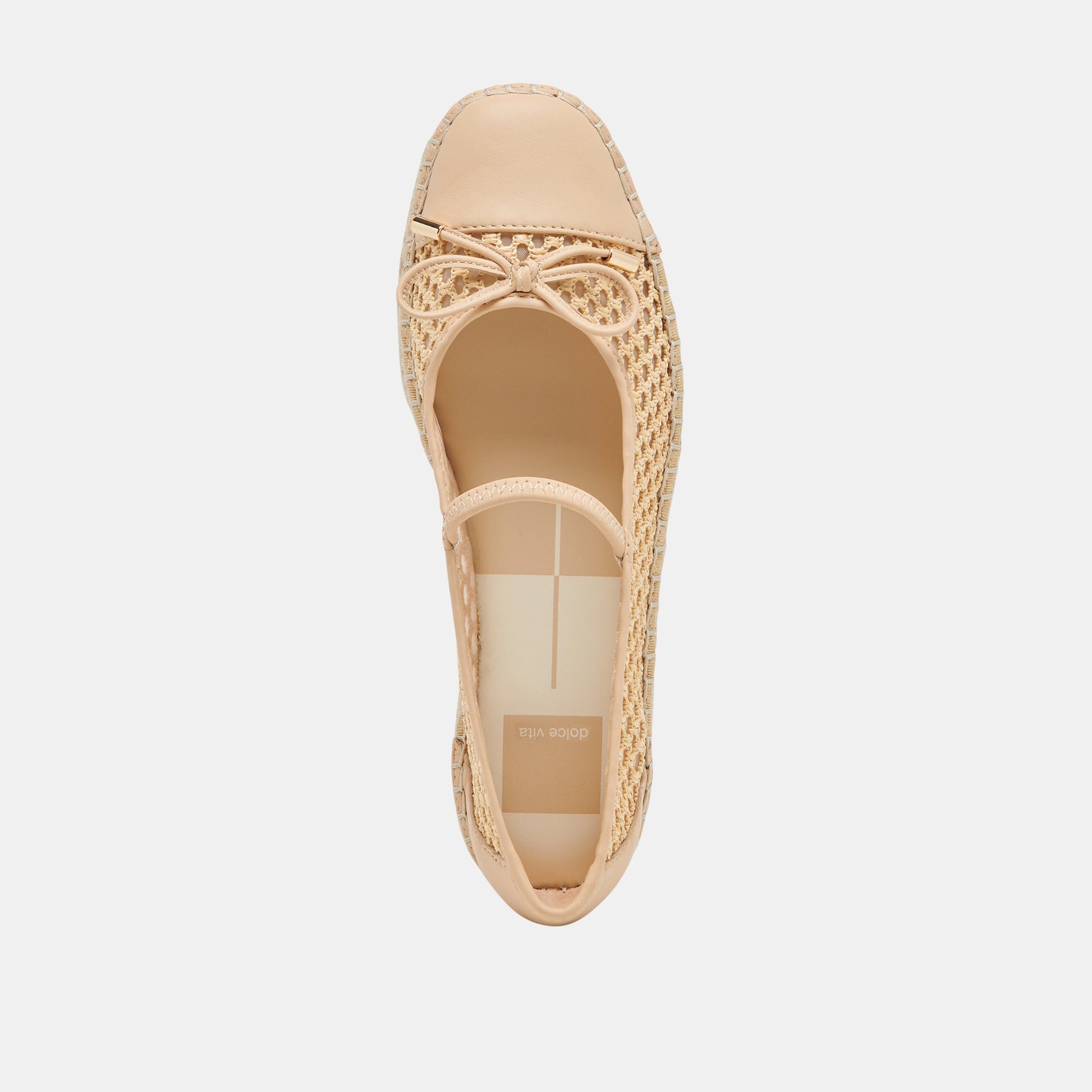 CAMBRE BALLET FLATS LT NATURAL WOVEN MESH Dolce Vita