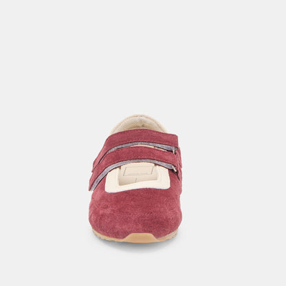 Swan Burgundy Suede Sneakers Dolce Vita