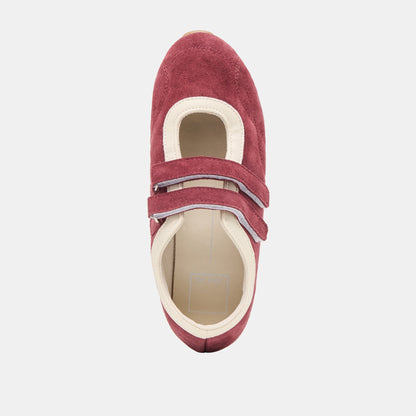 Swan Burgundy Suede Sneakers Dolce Vita