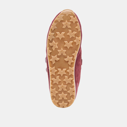 Swan Burgundy Suede Sneakers Dolce Vita
