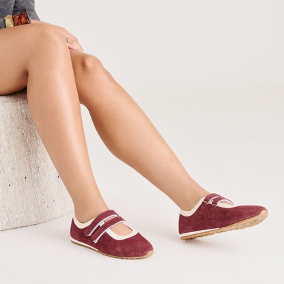 Swan Burgundy Suede Sneakers Dolce Vita