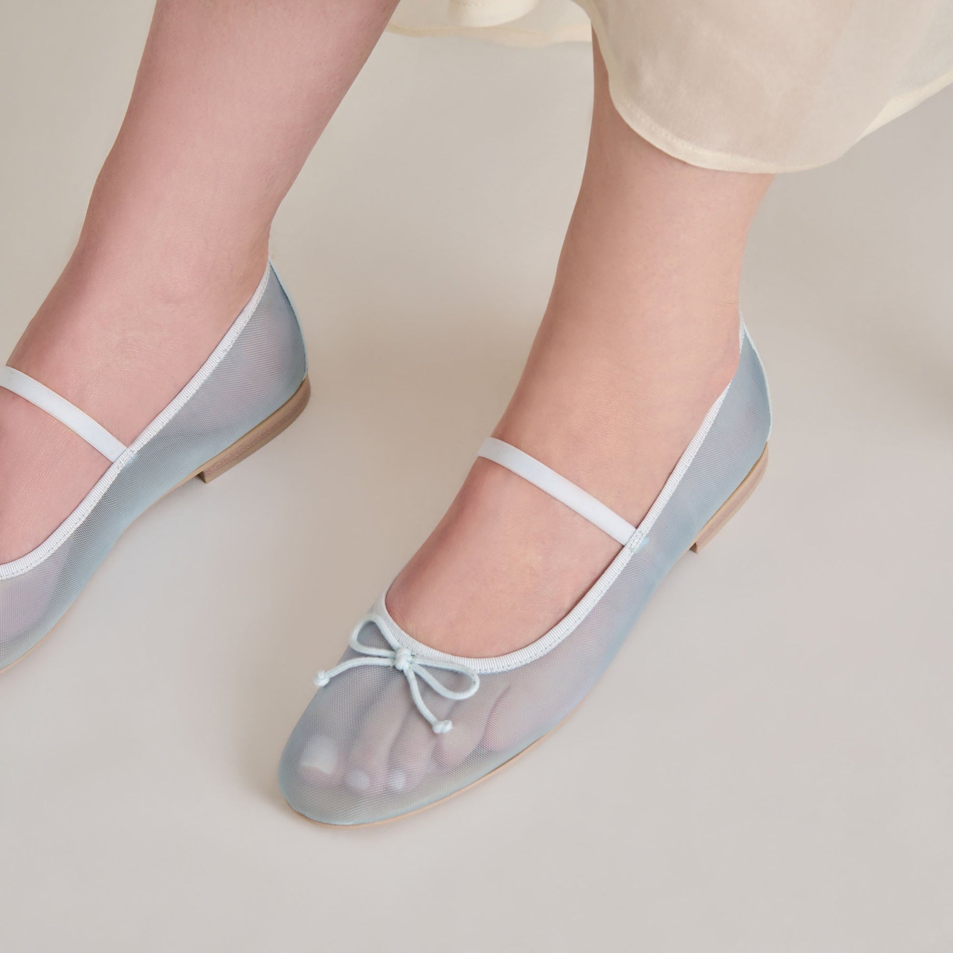 CADEL BALLET FLATS ICE BLUE MESH Dolce Vita