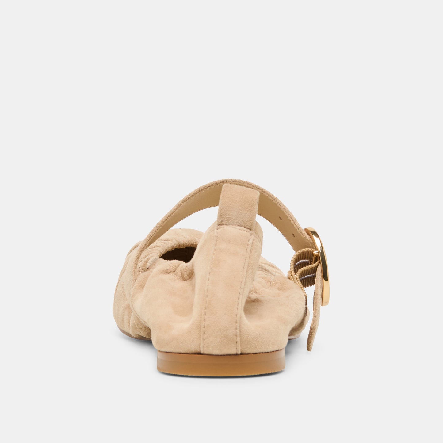 Caely Camel Suede Ballet Flats Dolce Vita