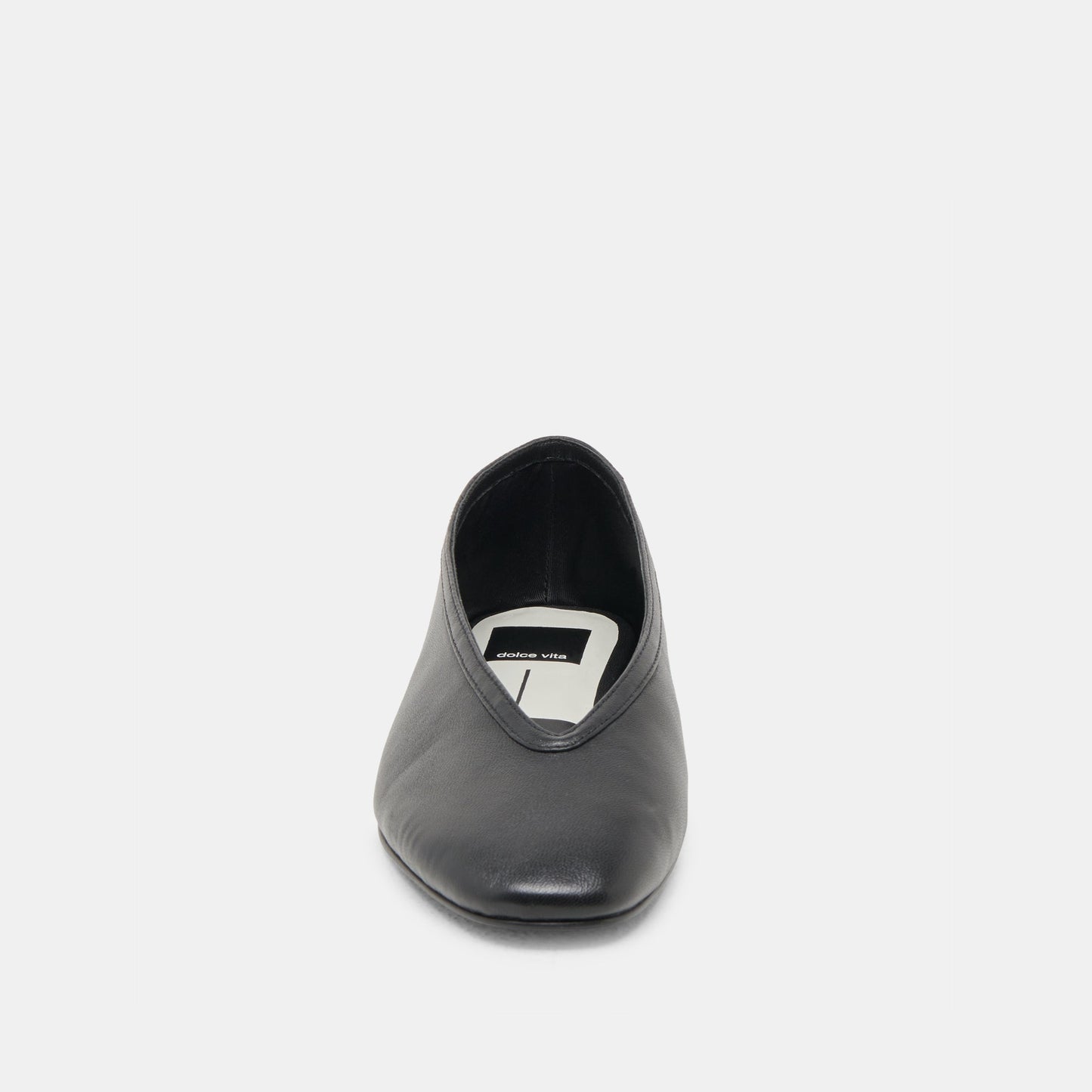 Braidy Black Leather Ballet Flats Dolce Vita