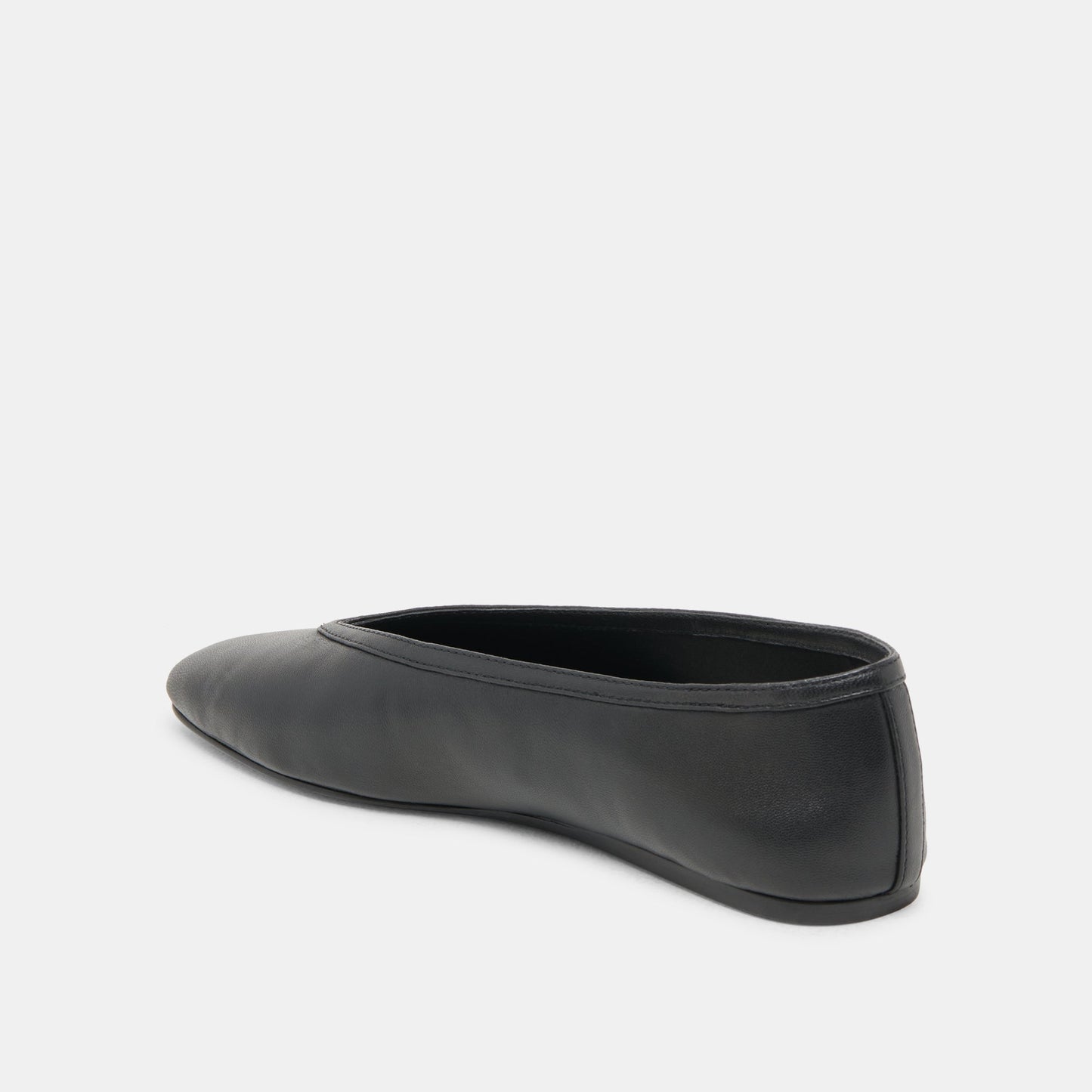 Braidy Black Leather Ballet Flats Dolce Vita