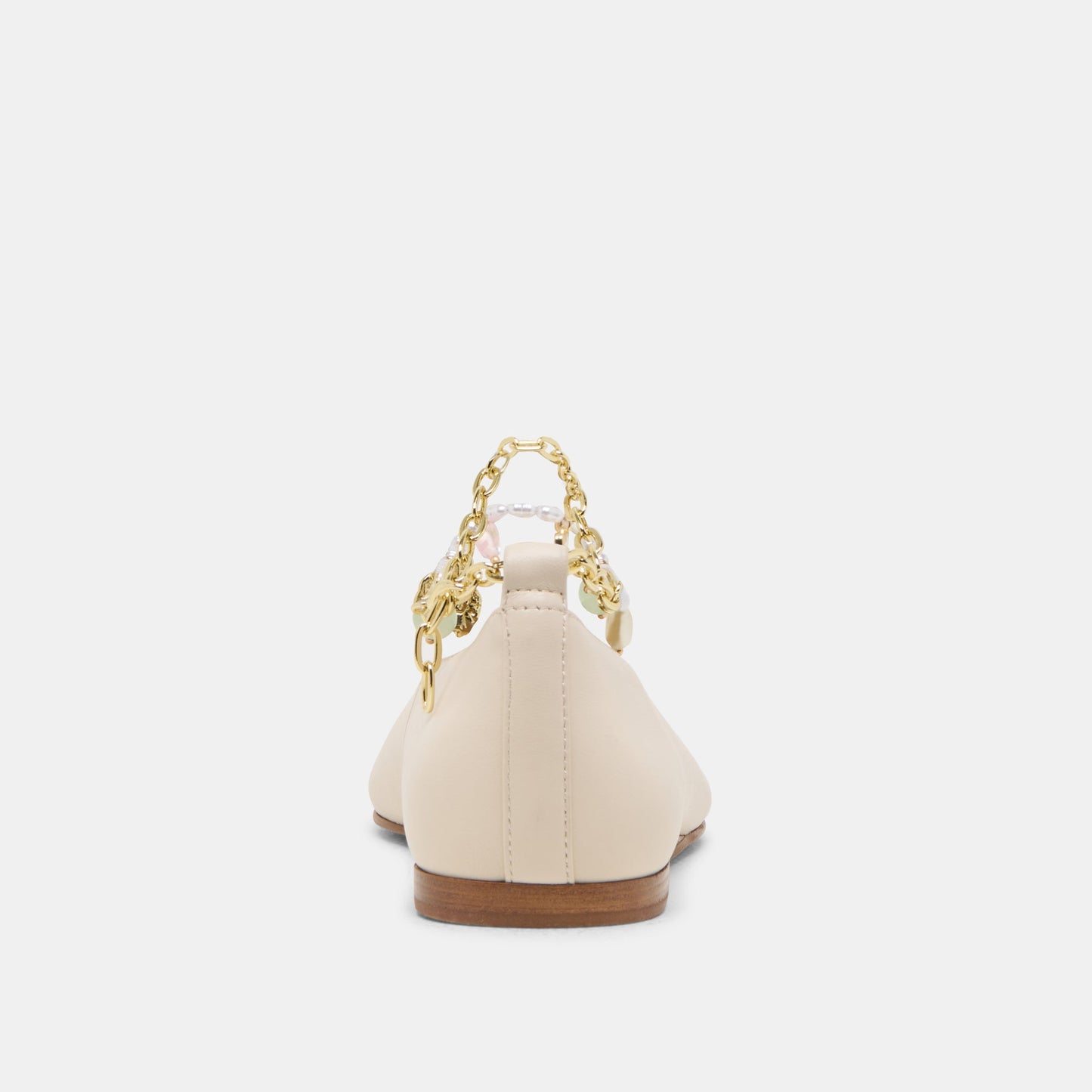 Baiden Bone Leather Ballet Flats Dolce Vita
