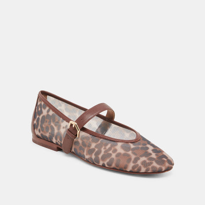 ROSLYN BALLET FLATS LEOPARD MESH Dolce Vita