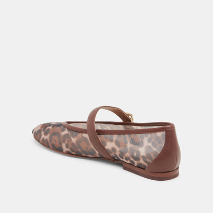 ROSLYN BALLET FLATS LEOPARD MESH Dolce Vita
