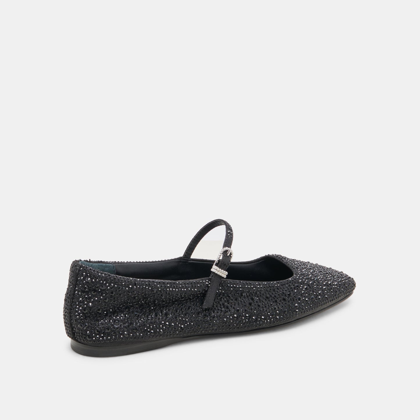 REYES CRYSTAL BALLET FLATS BLACK METALLIC CRYSTAL Dolce Vita