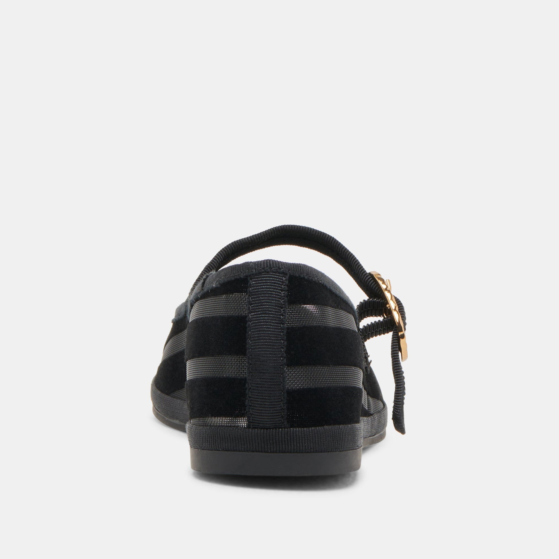 TAMEKA BALLET FLATS BLACK STRIPE MESH Dolce Vita