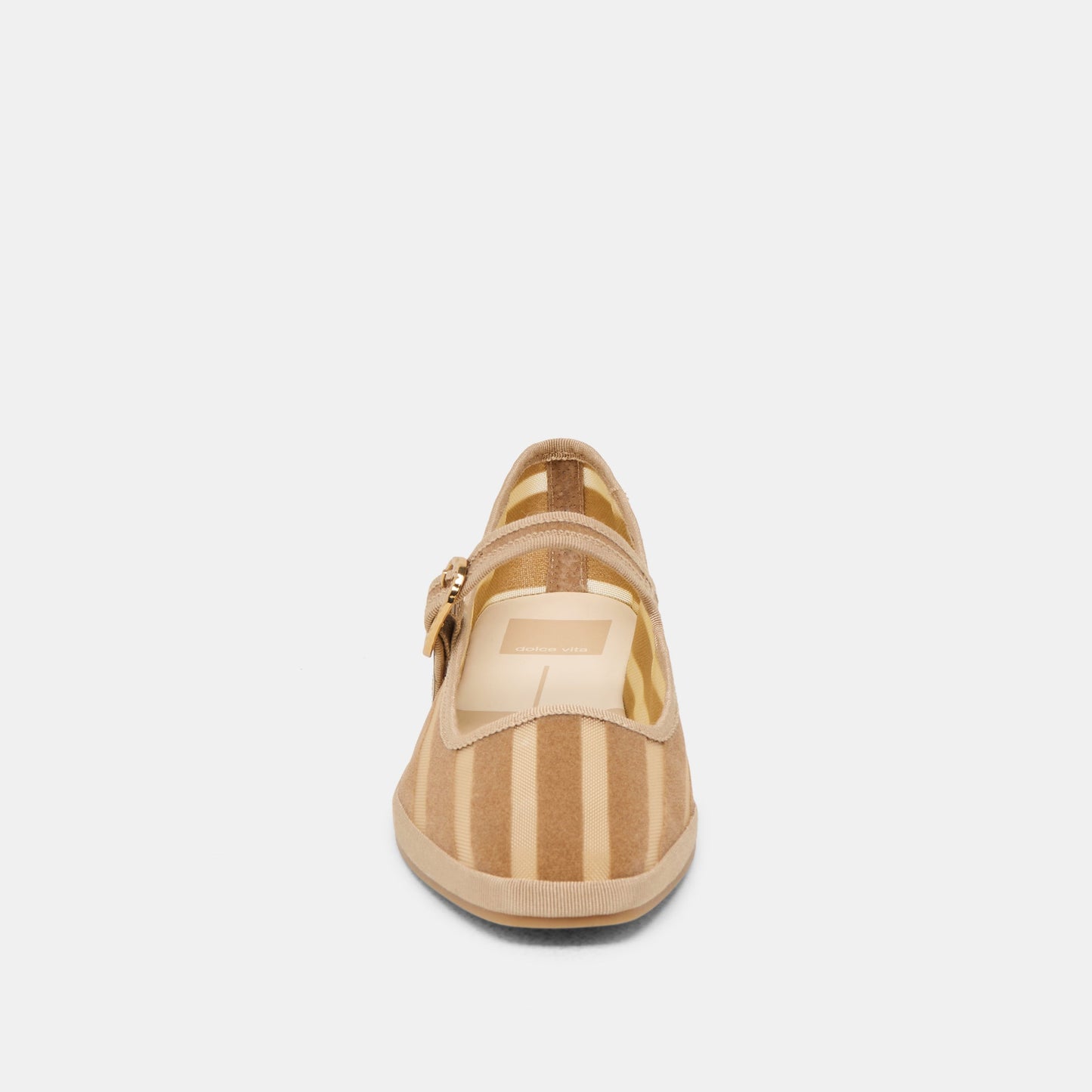 TAMEKA BALLET FLATS TAN STRIPE MESH Dolce Vita