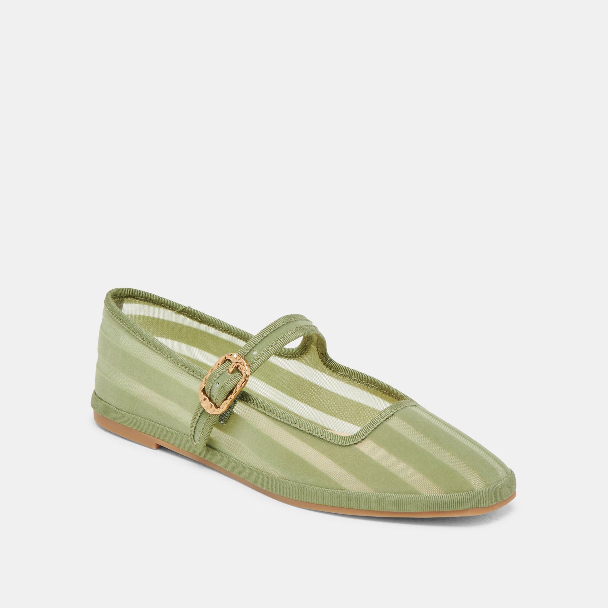 TAMEKA BALLET FLATS JADE STRIPE MESH Dolce Vita