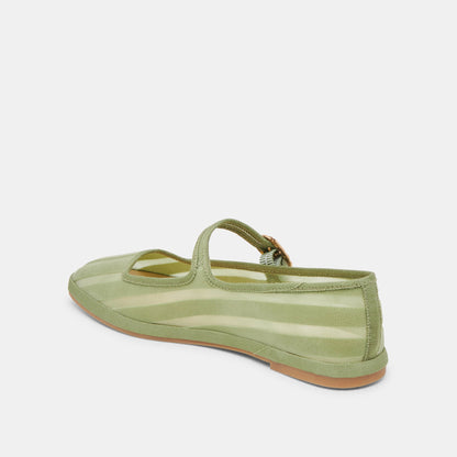 TAMEKA BALLET FLATS JADE STRIPE MESH Dolce Vita
