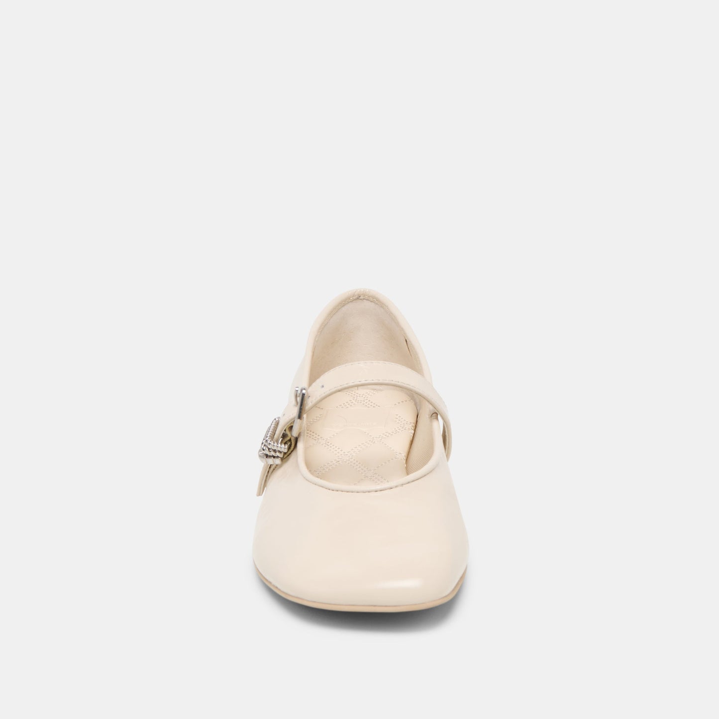 Alizza Creme Crinkle Patent Ballet Flats Dolce Vita
