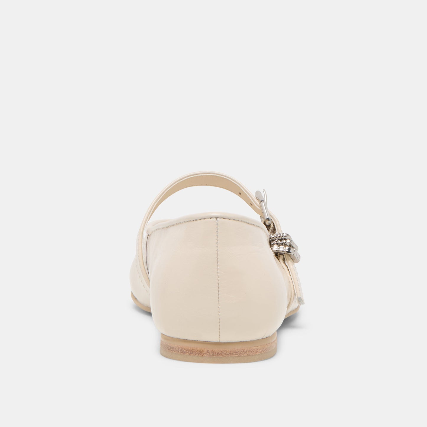 Alizza Creme Crinkle Patent Ballet Flats Dolce Vita