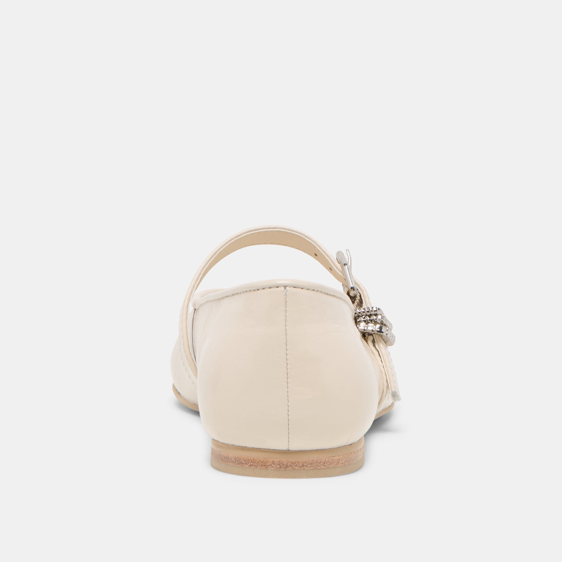 Alizza Creme Crinkle Patent Ballet Flats Dolce Vita