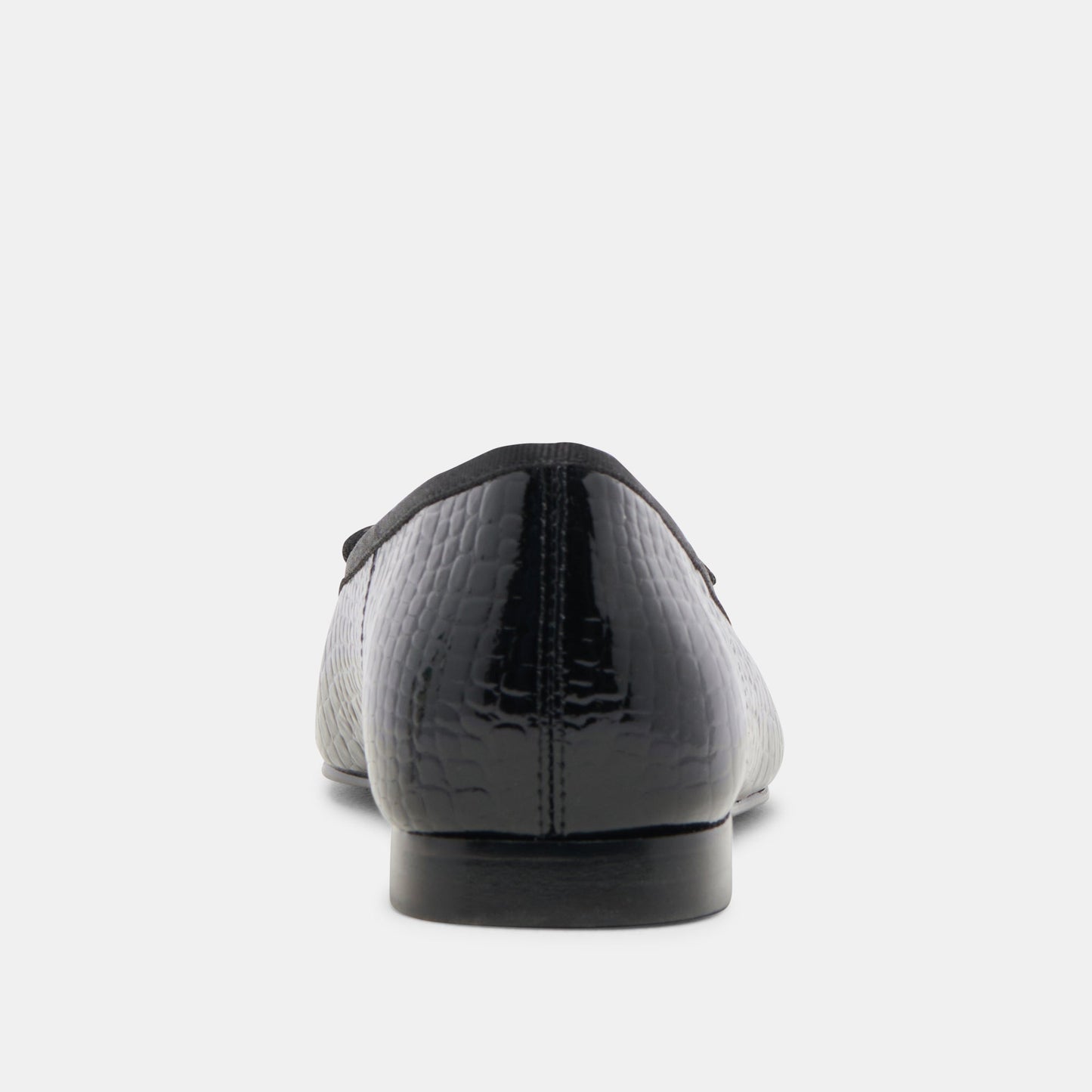 Anisa Ballet Flats NOIR EMBOSSED LEATHER Dolce Vita
