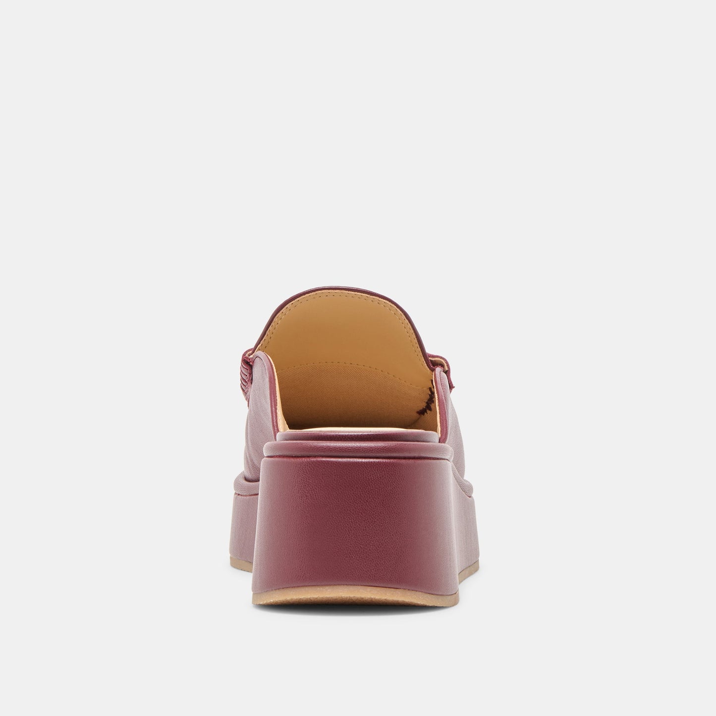 Dorrel Maroon Leather Loafers Dolce Vita