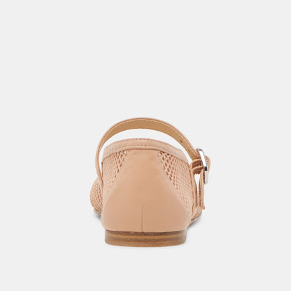 RODNI MESH BALLET FLATS LIGHT TAN WOVEN MESH Dolce Vita