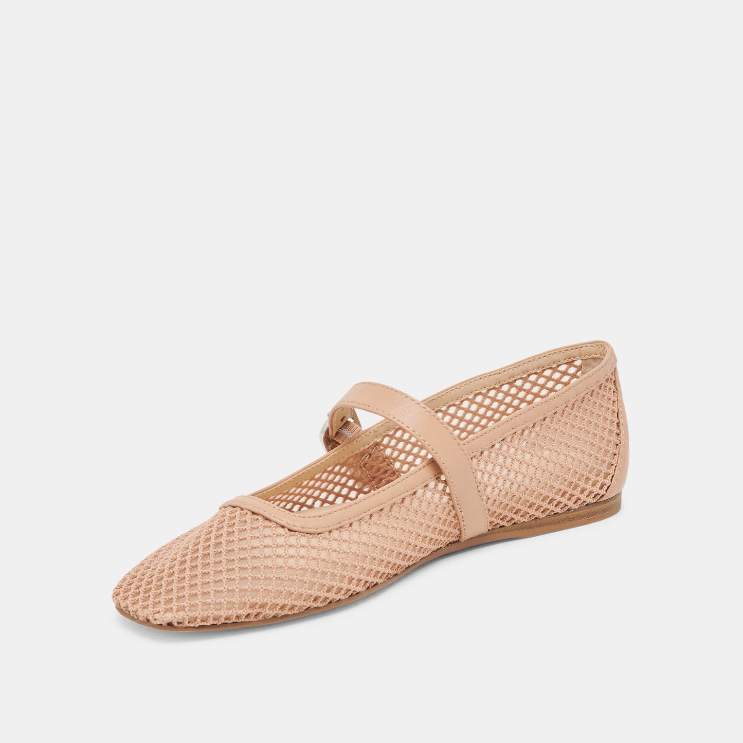 RODNI MESH BALLET FLATS LIGHT TAN WOVEN MESH Dolce Vita