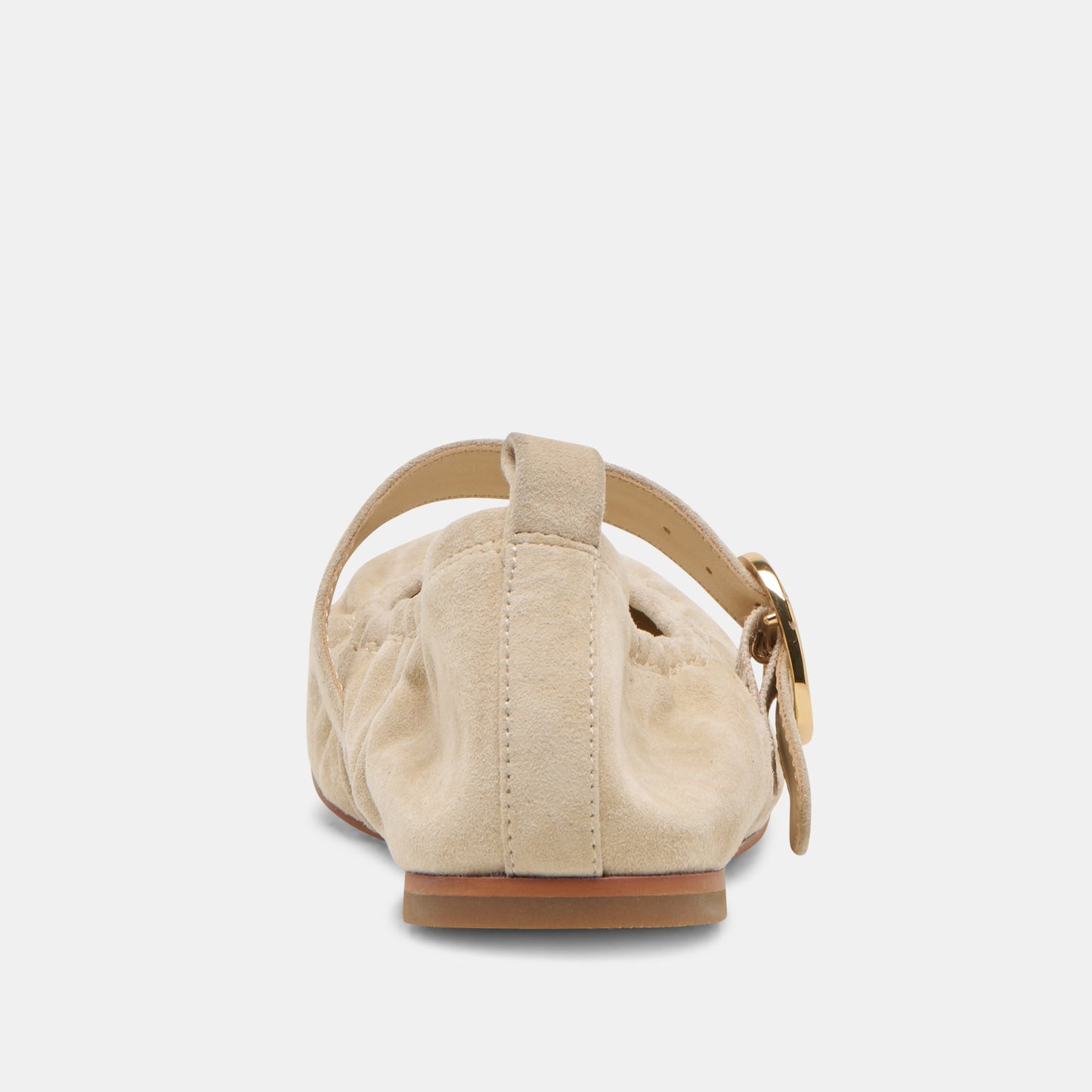 Caely Sesame Suede Ballet Flats Dolce Vita