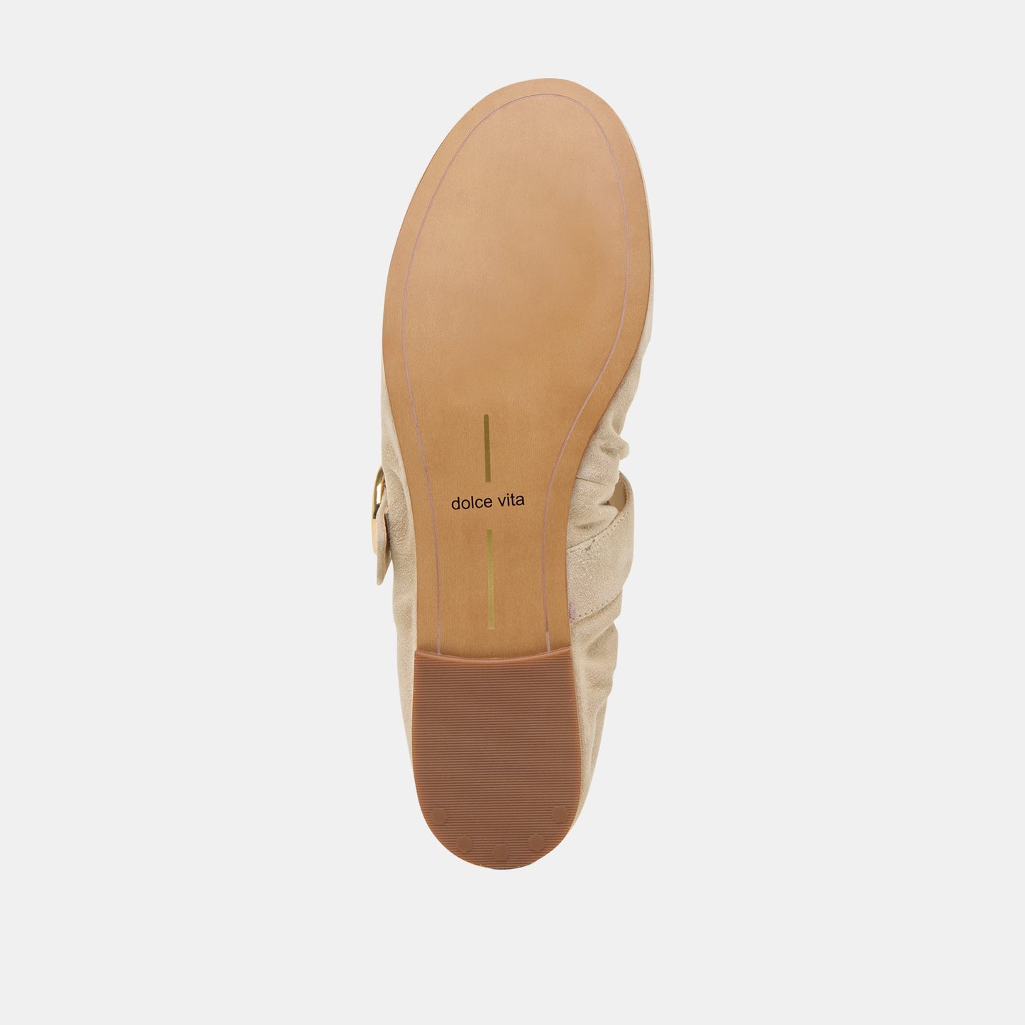 Caely Sesame Suede Ballet Flats Dolce Vita