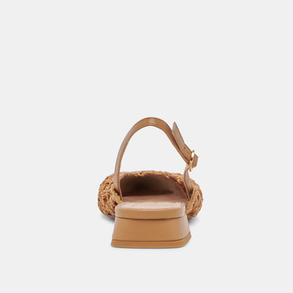 CYNDI FLATS NATURAL WOVEN Dolce Vita