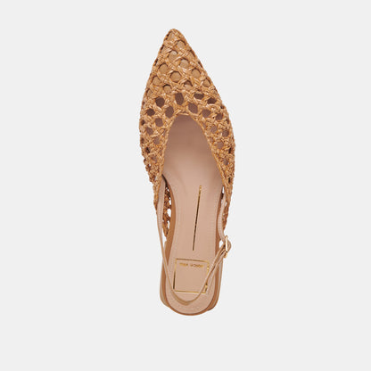 CYNDI FLATS NATURAL WOVEN Dolce Vita