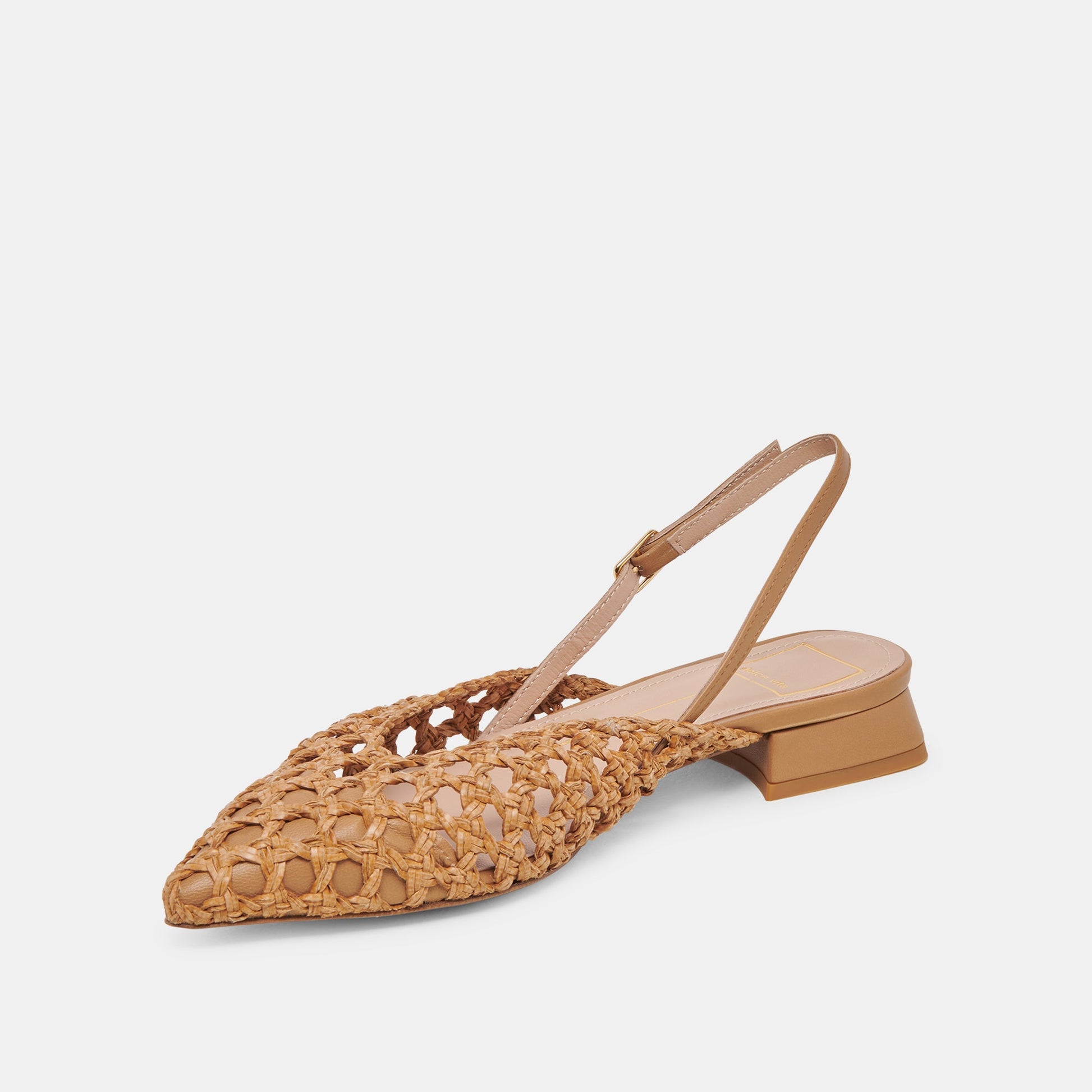 CYNDI FLATS NATURAL WOVEN Dolce Vita