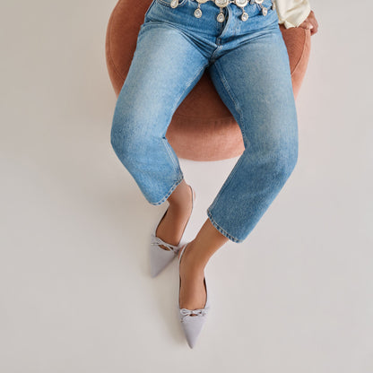 PAYGE FLATS DUSTY BLUE SUEDE Dolce Vita