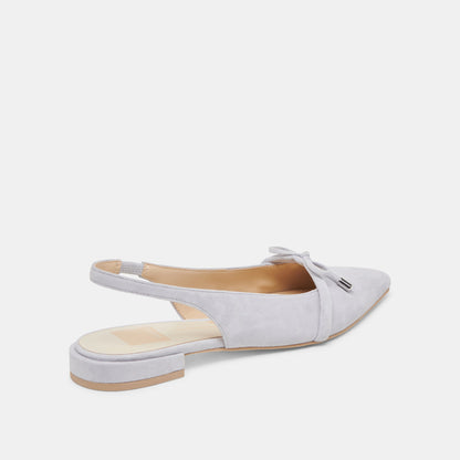 PAYGE FLATS DUSTY BLUE SUEDE Dolce Vita