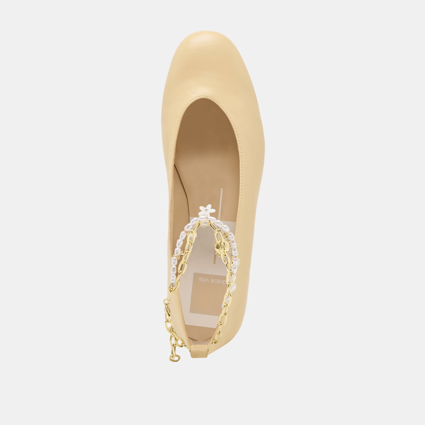 Baiden Warm Natural Leather Ballet Flats Dolce Vita