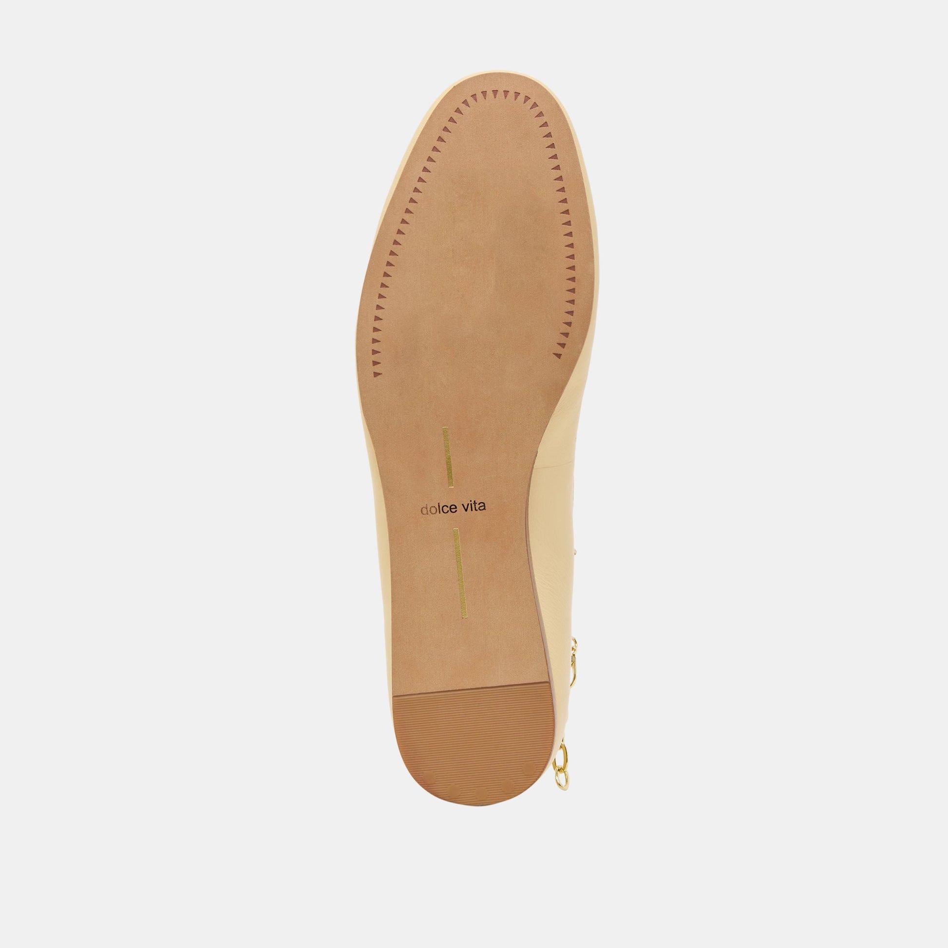 Baiden Warm Natural Leather Ballet Flats Dolce Vita