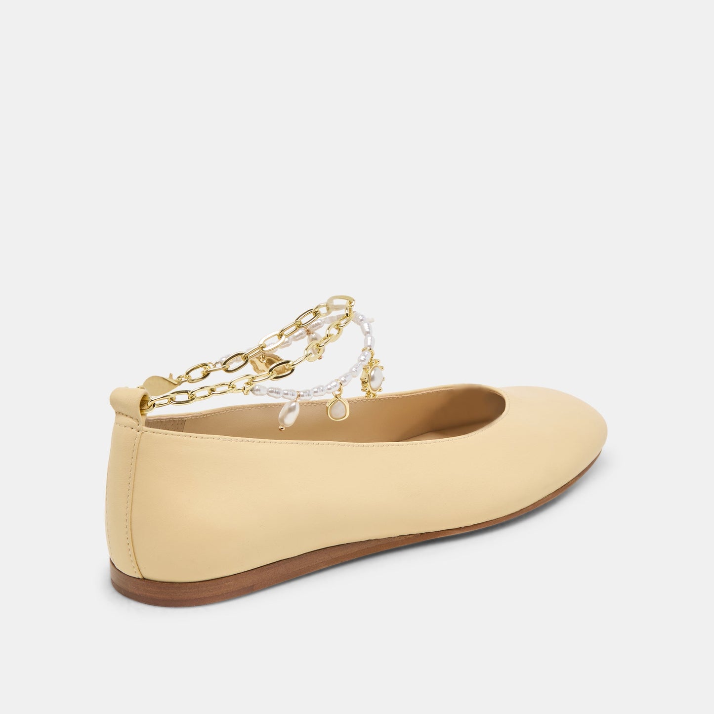 Baiden Warm Natural Leather Ballet Flats Dolce Vita