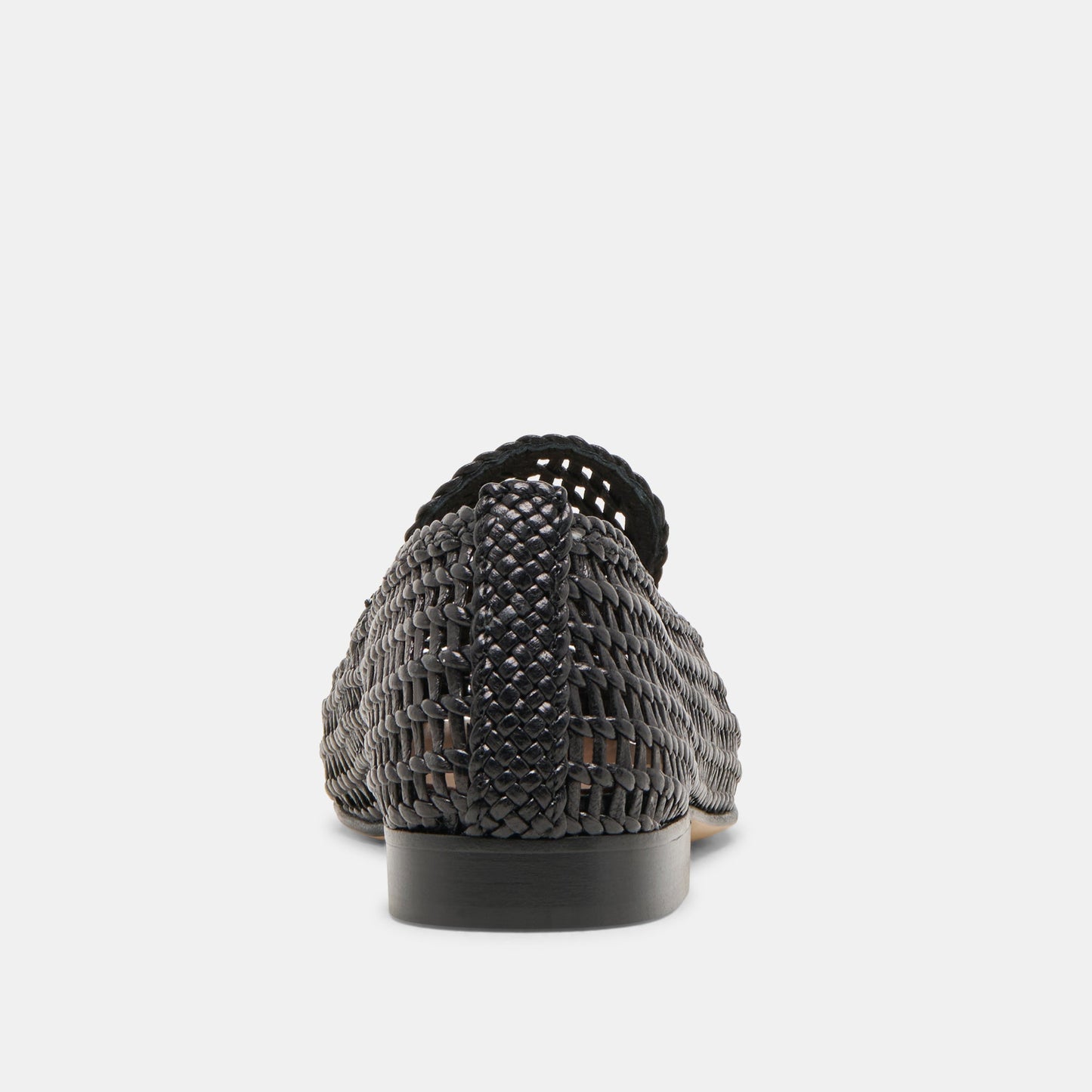 Armond Black Woven Leather Flats Dolce Vita