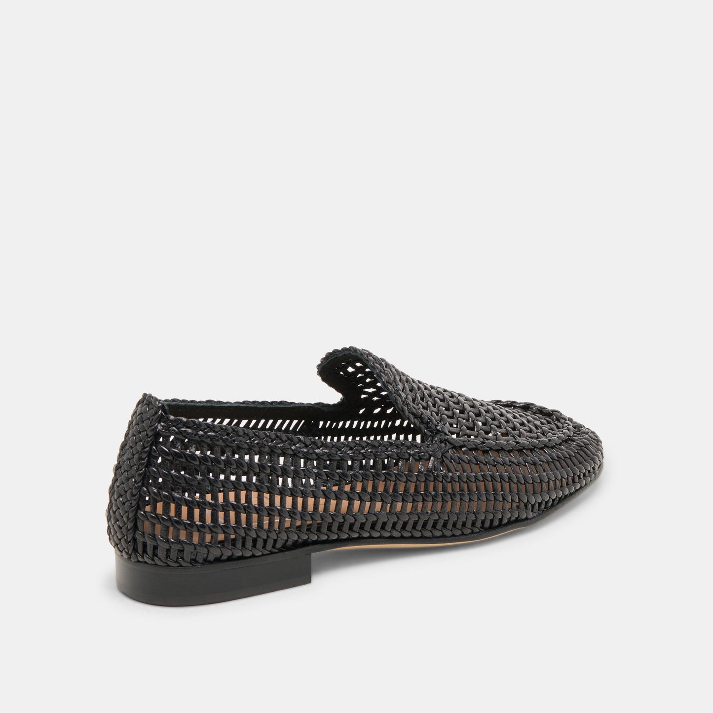 Armond Black Woven Leather Flats Dolce Vita