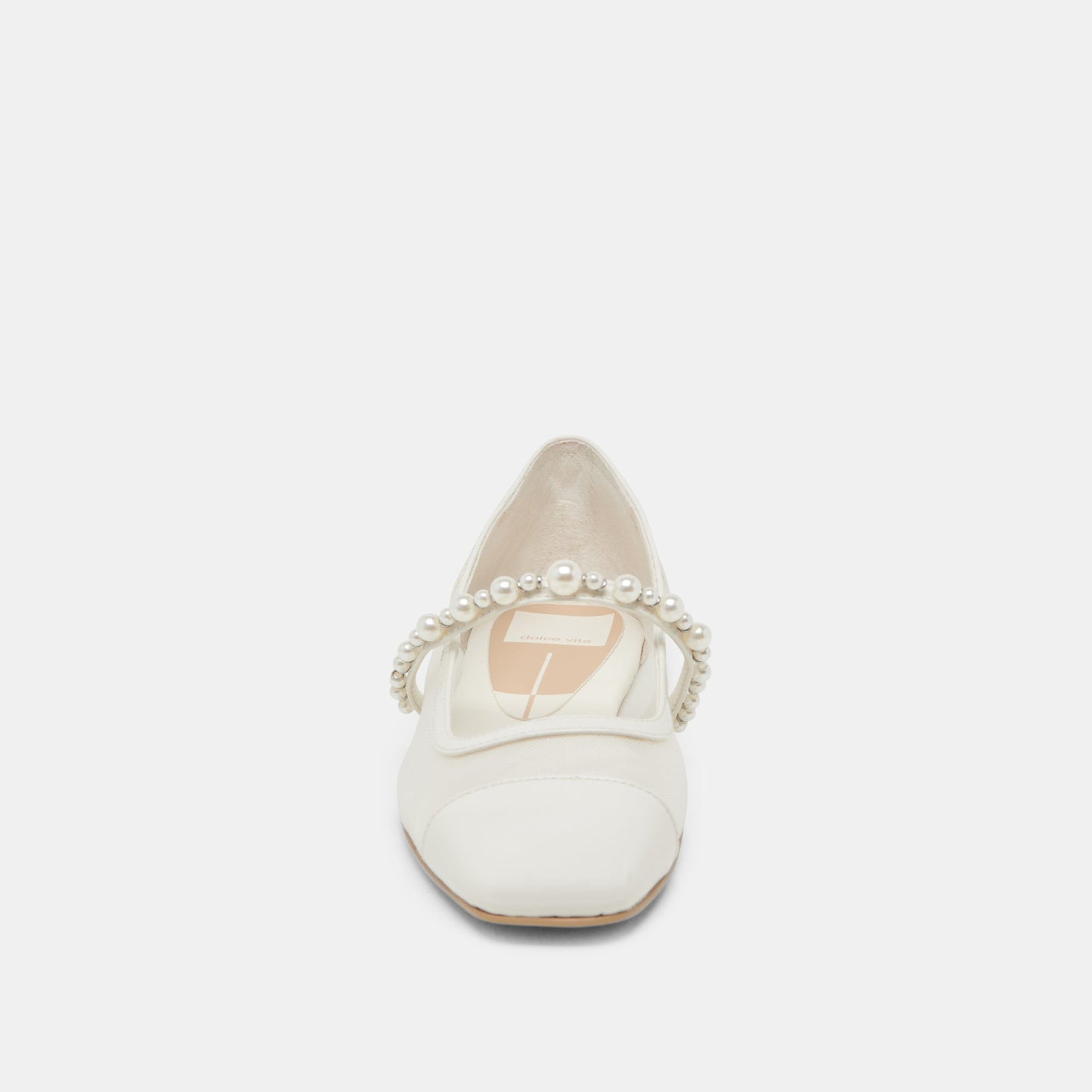 ROLLIN PEARL BALLET FLATS WHITE MESH Dolce Vita