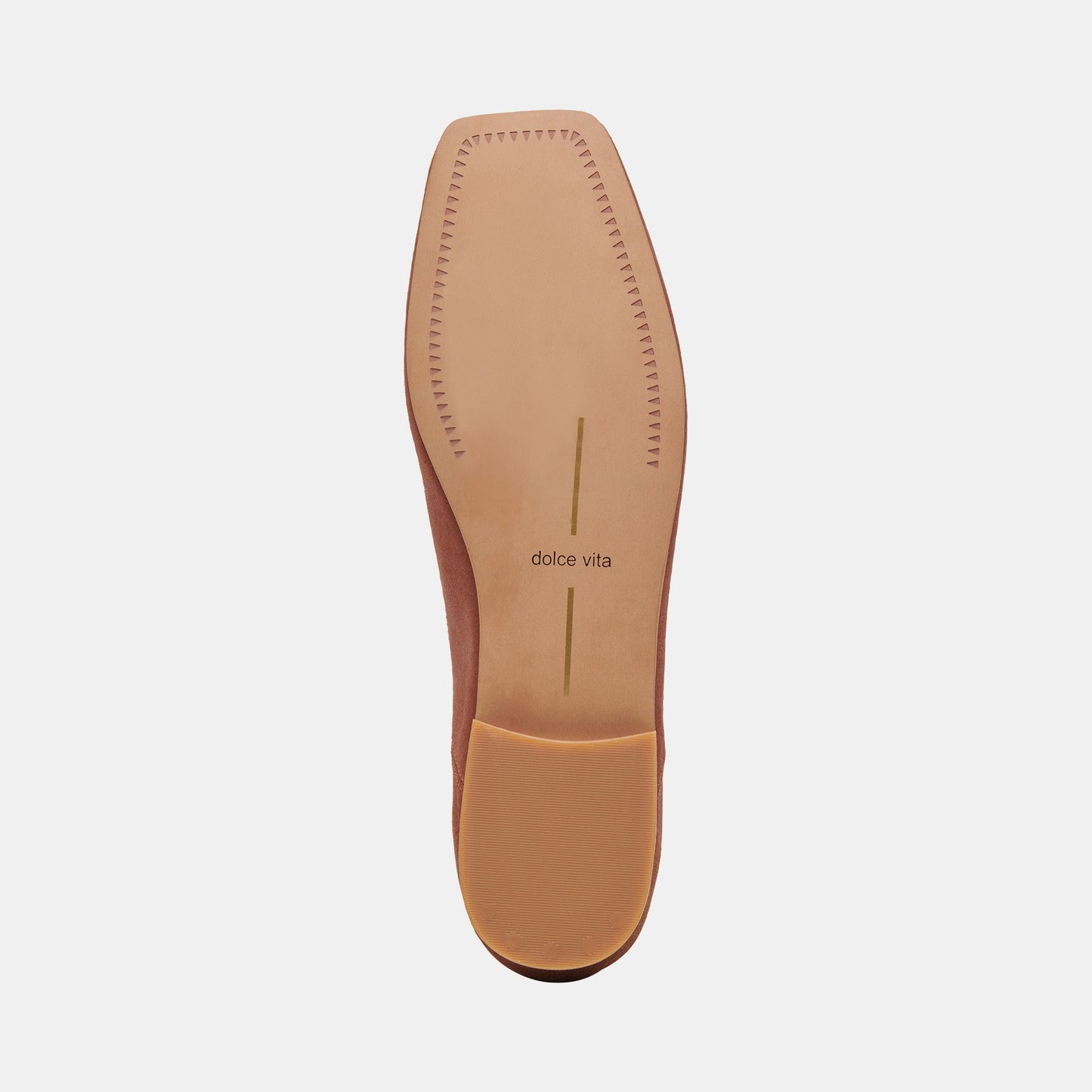 ANISA Ballet Flats Copper Metallic Suede Dolce Vita