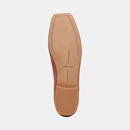ANISA Ballet Flats Copper Metallic Suede Dolce Vita
