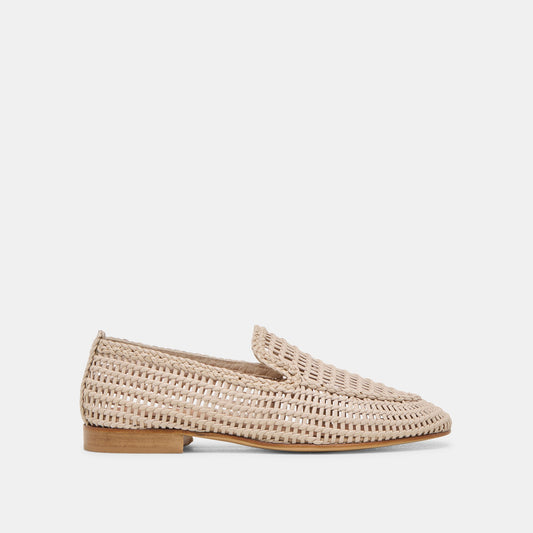 Armond Bone Woven Leather Flats Dolce Vita