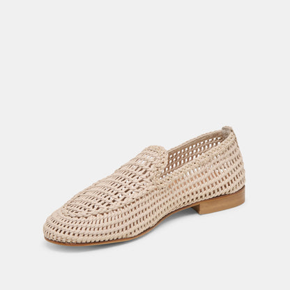 Armond Bone Woven Leather Flats Dolce Vita